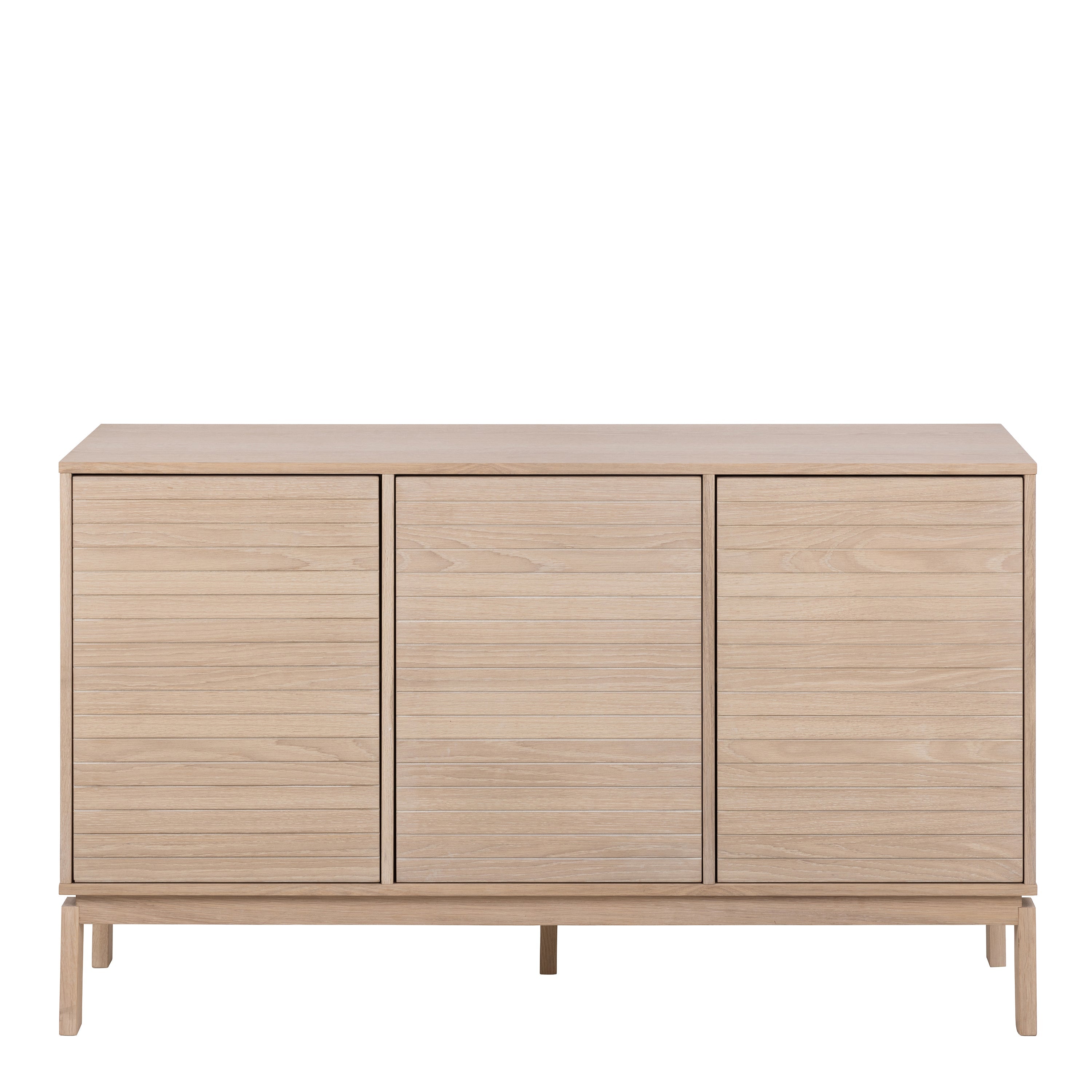 Linley 3 Door Sideboard in White Oak – FTG, view 2