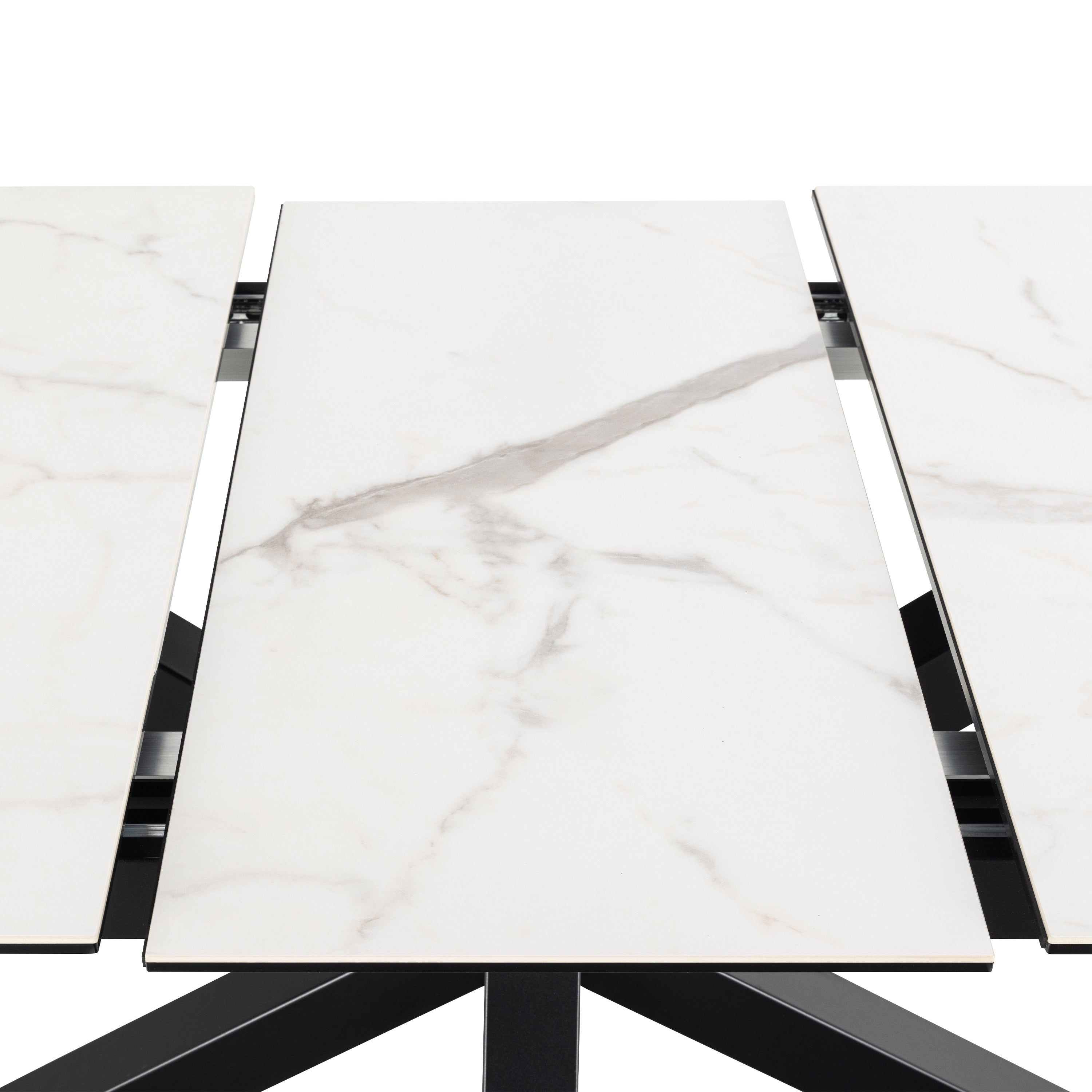 Heaven Extendable Dining Table with Ceramic White Top 168cm – FTG, view 11