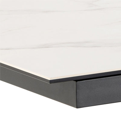 Heaven Extendable Dining Table with Ceramic White Top 168cm – FTG, view 9