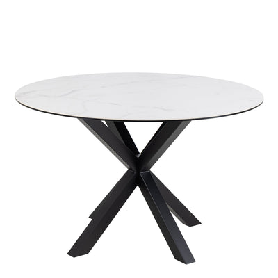 Heaven Round Dining Table with Ceramic White Top – FTG