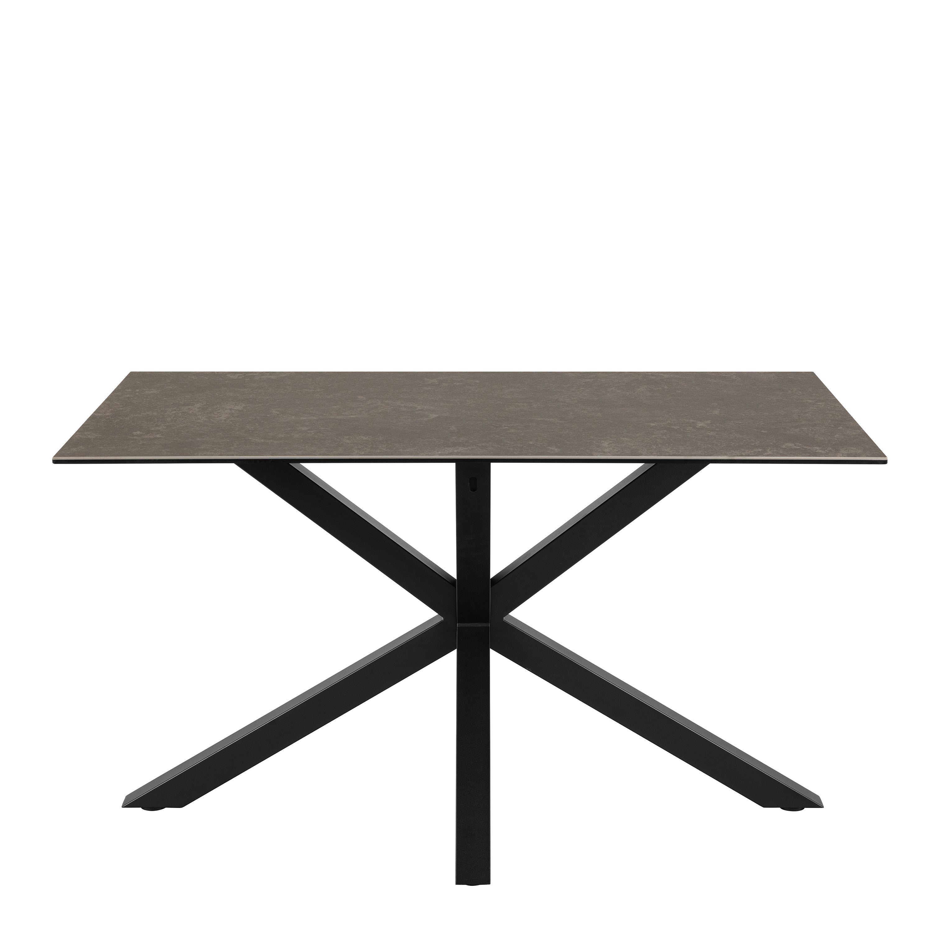 Heaven Dining Table with Ceramic Black Top 135cm – FTG, view 2