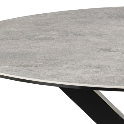Heaven Round Dining Table with Ceramic Grey Top – FTG, view 6