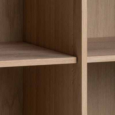 Linley Cabinet with 2 Doors and 4 Shelves in White Oak – FTG, view 10