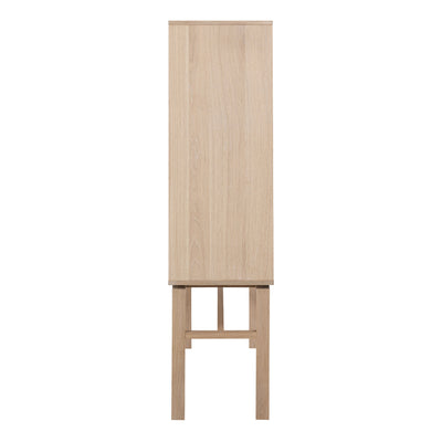 Linley Cabinet with 2 Doors and 4 Shelves in White Oak – FTG, view 3