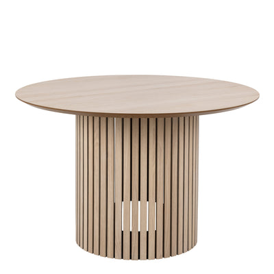 Linley Round Dining Table in White Oak – FTG