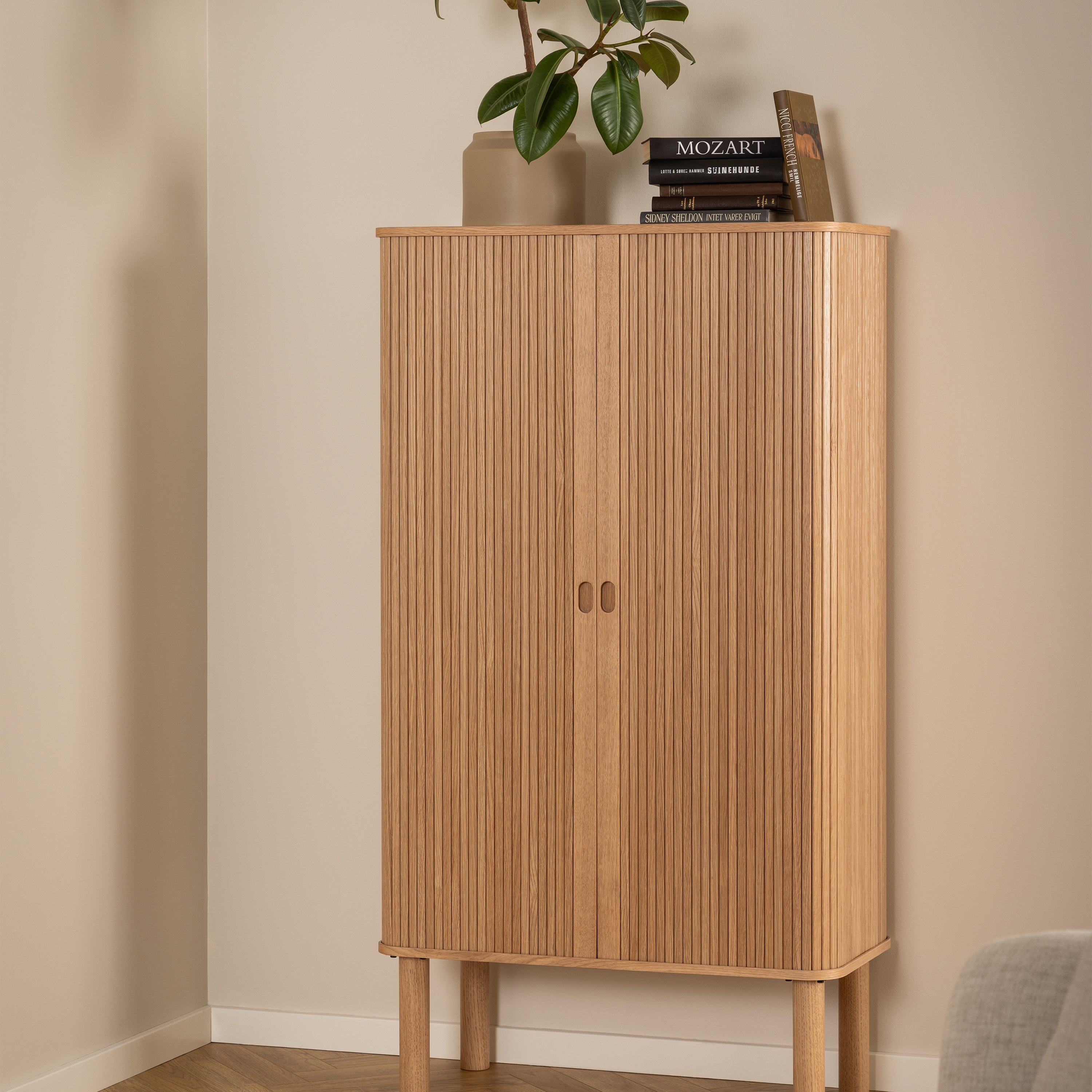 Langley Cabinet in Oak – FTG, view 6