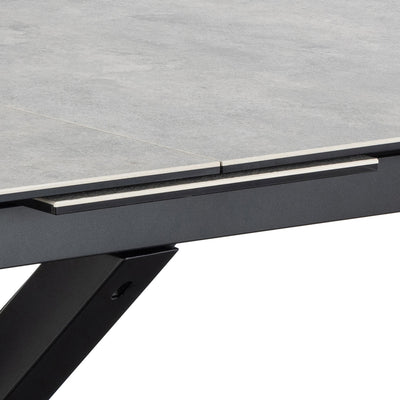 Heaven Extendable Dining Table with Ceramic Grey Top 200cm – FTG, view 10