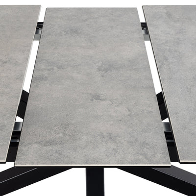 Heaven Extendable Dining Table with Ceramic Grey Top 200cm – FTG, view 9