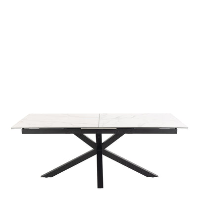 Heaven Extendable Dining Table with Ceramic White Top 200cm – FTG, view 2