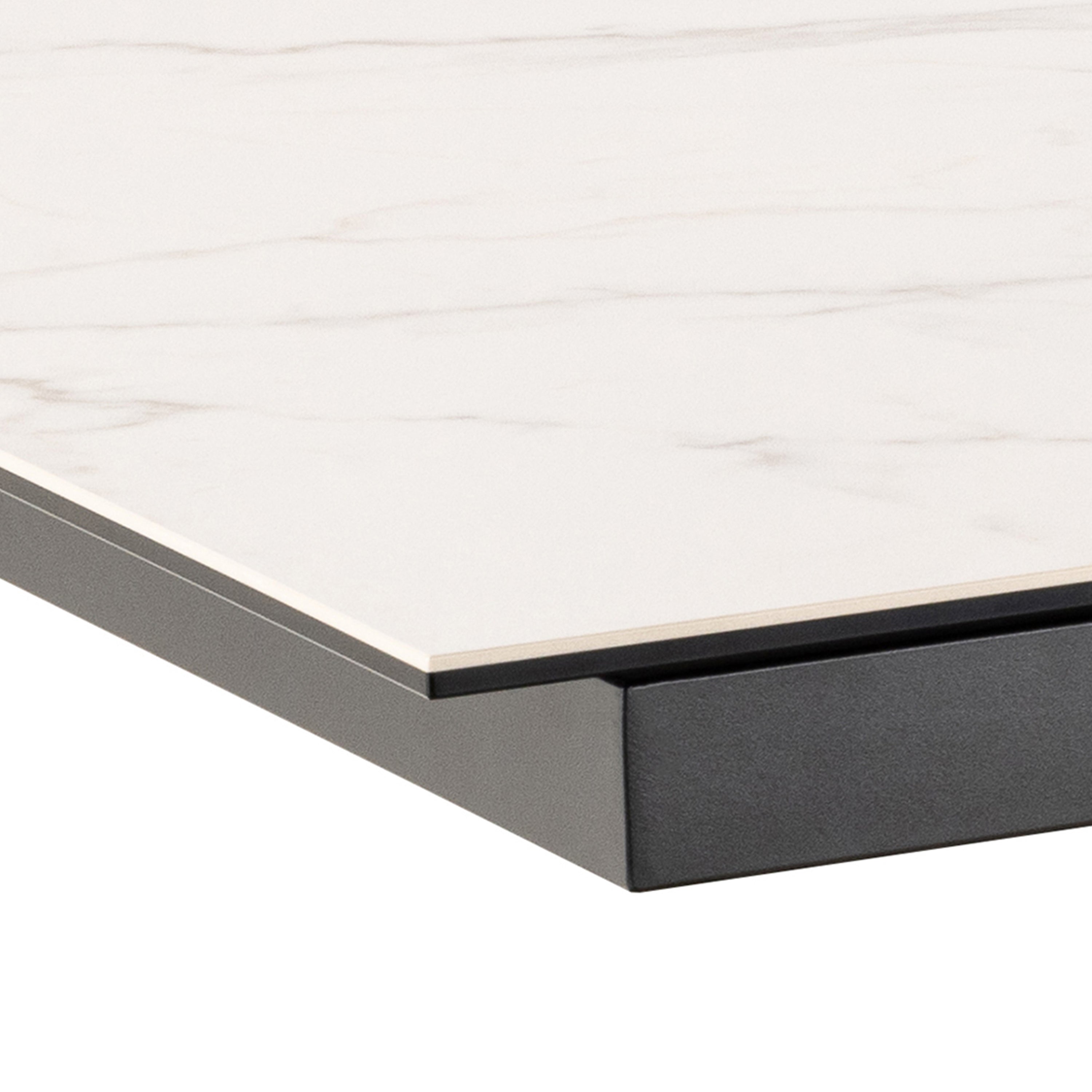 Heaven Extendable Dining Table with Ceramic White Top 200cm – FTG, view 9