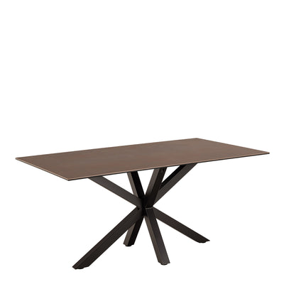 Heaven Dining Table in Ceramic Rusty Brown 160x75.5cm – FTG