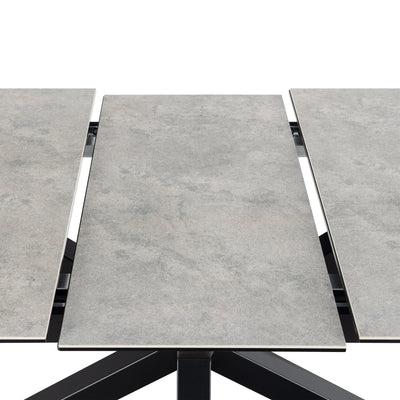 Heaven Extendable Dining Table with Ceramic Grey Top 168cm – FTG, view 11