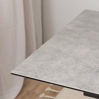 Heaven Extendable Dining Table with Ceramic Grey Top 168cm – FTG, view 7