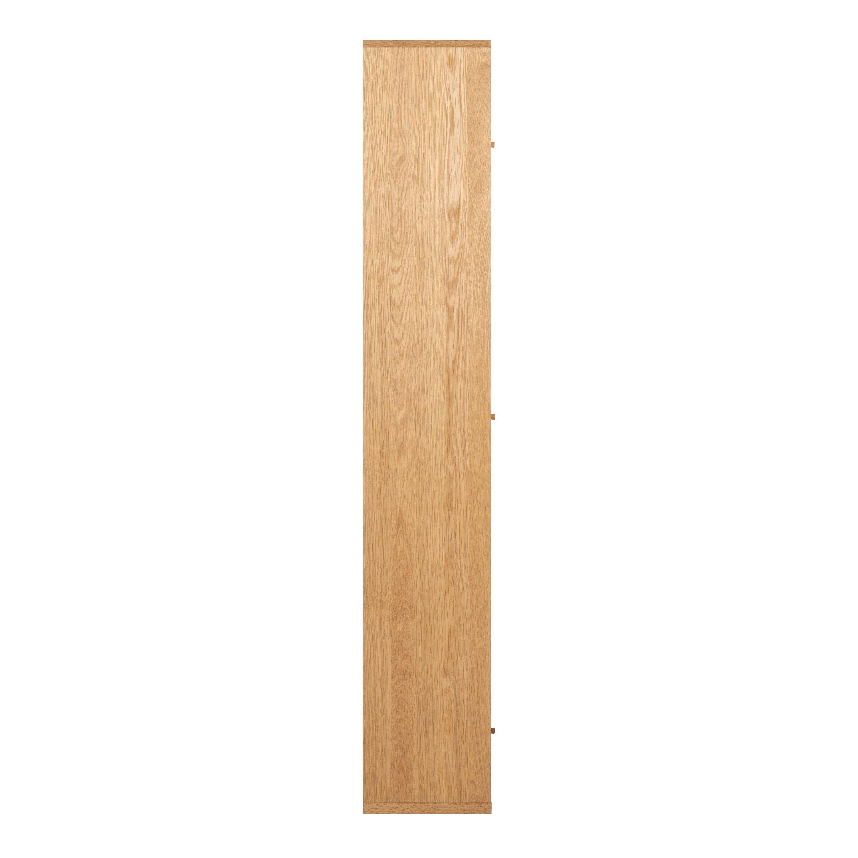 Rangoon 3 Door Bookcase in Oak – FTG, view 3