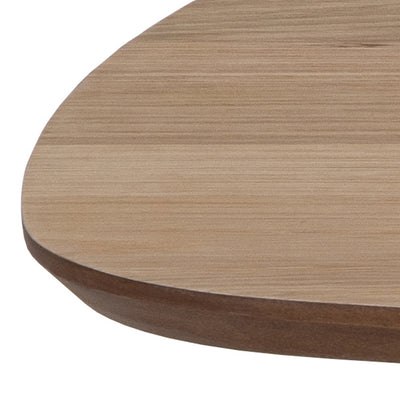 Caracas Rectangular Coffee Table in Oak and Matt Black – FTG, view 5
