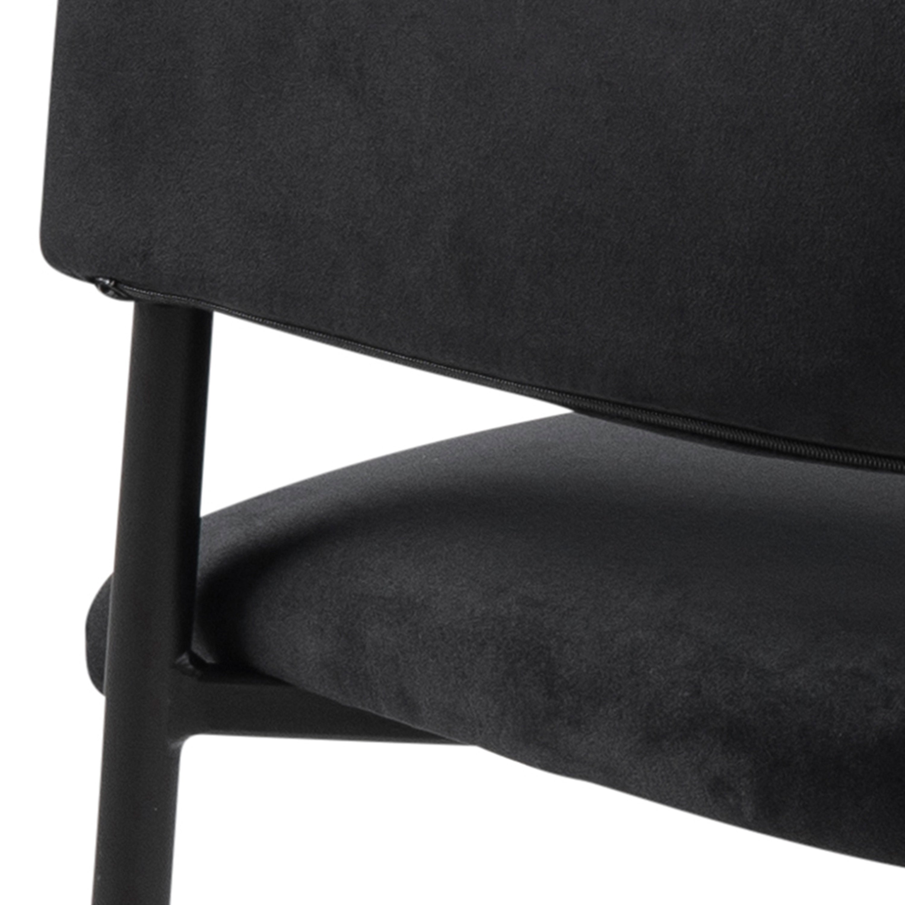 Christo Dining Table in Oak 220x75cm including 6 Lima Dining Chairs with Armrest in Black – FTG, view 12