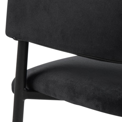 Christo Dining Table in Oak 220x75cm including 6 Lima Dining Chairs with Armrest in Black – FTG, view 12