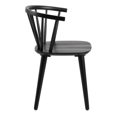 Christo Dining Table in Oak Included 6 Ida Dining Chairs in Black – FTG, view 10