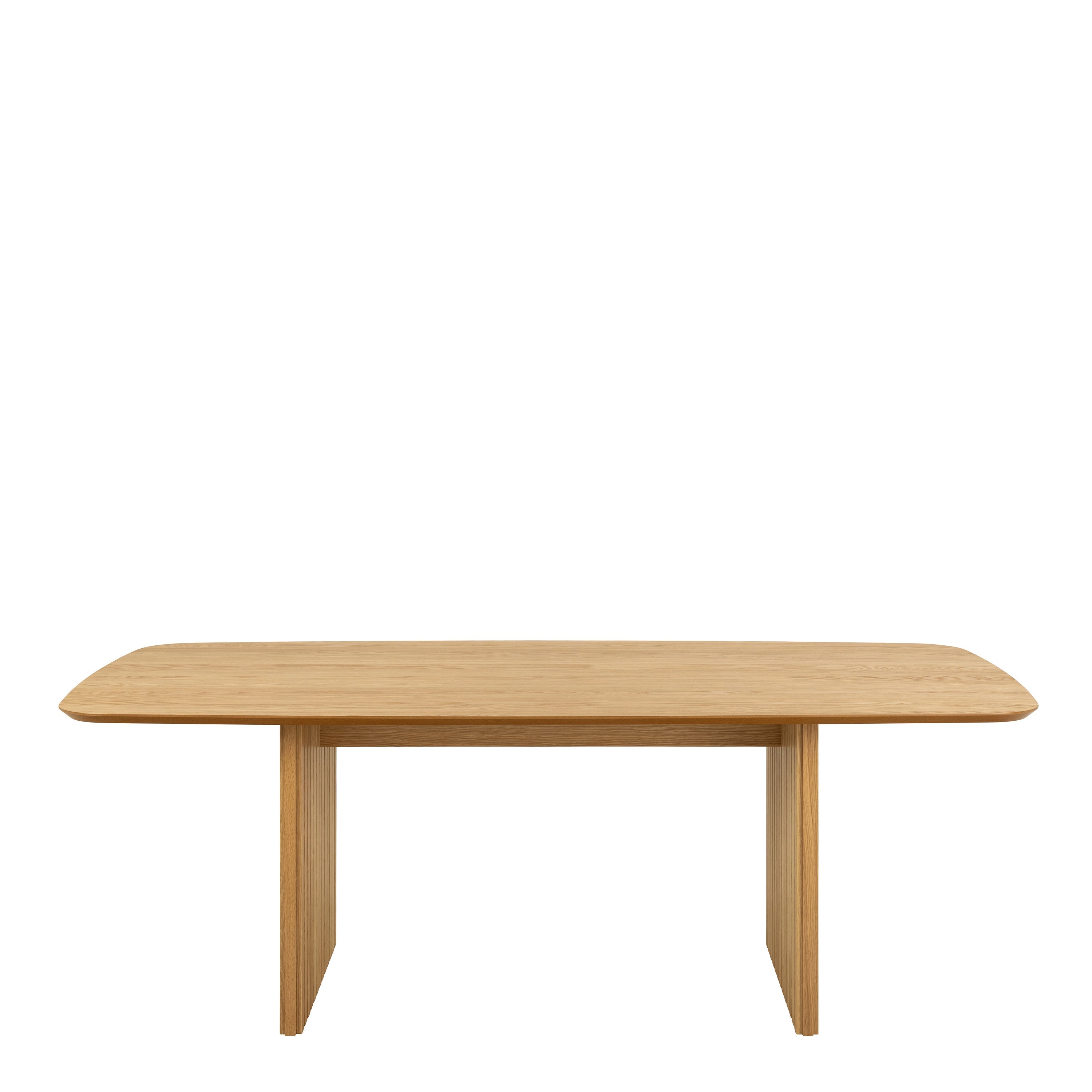 Christo Dining Table in Oak Included 6 Ida Dining Chairs in Black – FTG, view 3