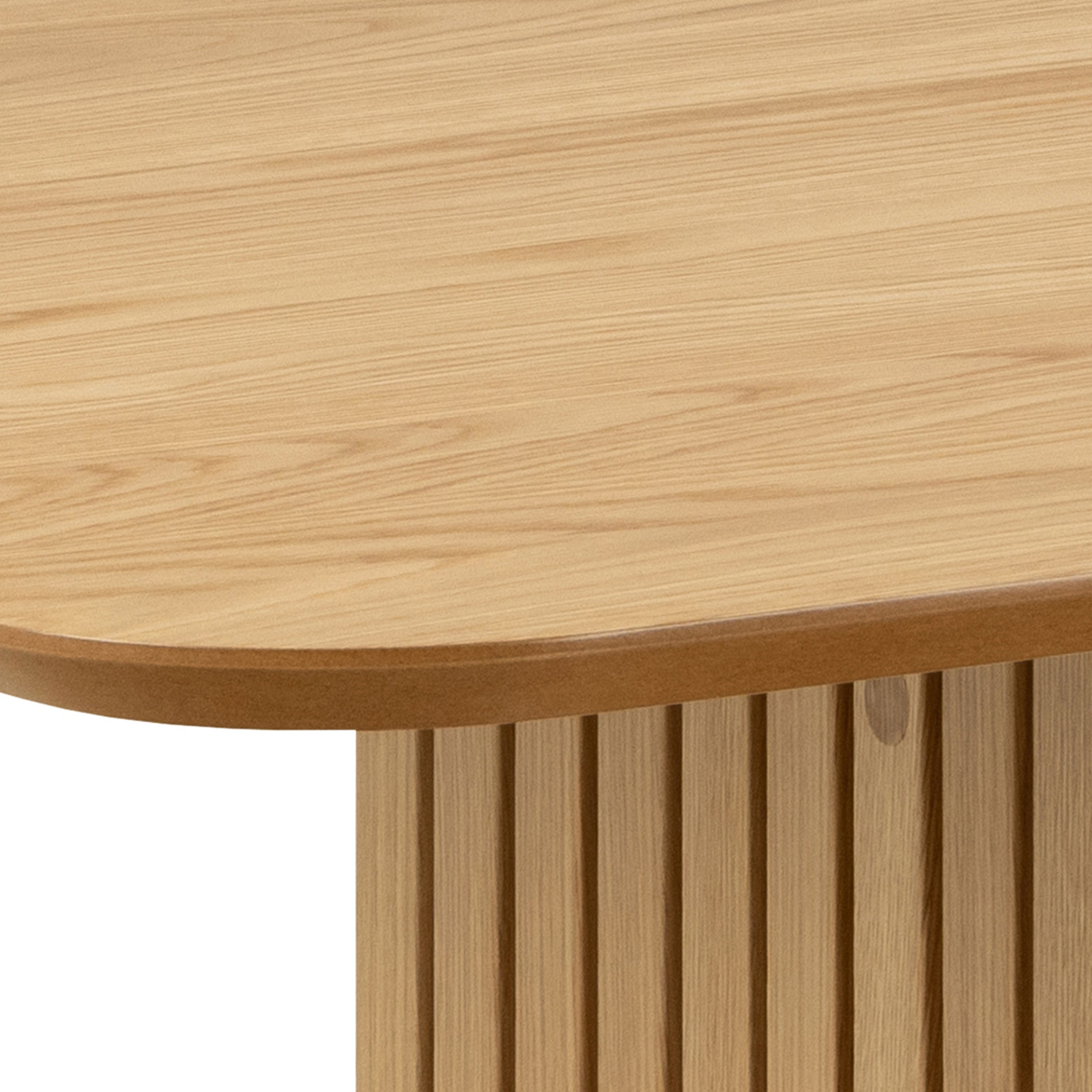 Christo Dining Table in Oak Included 6 Ida Dining Chairs in Black – FTG, view 5