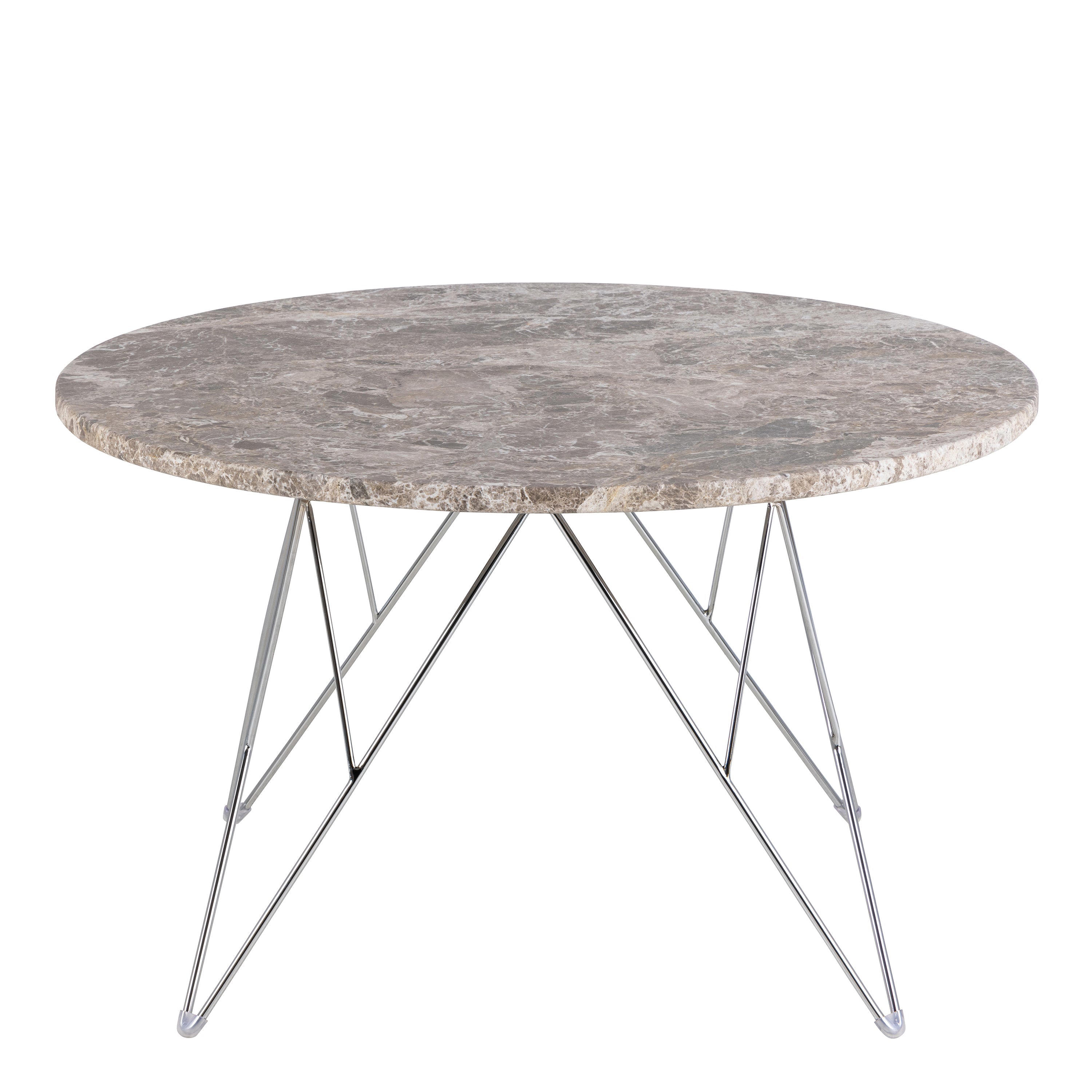 Prunus Round Coffee Table with Grey-Brown Marble Top – FTG, view 2