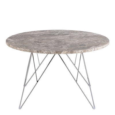 Prunus Round Coffee Table with Grey-Brown Marble Top – FTG, view 2