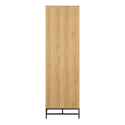 Albany Wardrobe 4 Doors in Black/Oak – FTG, view 3