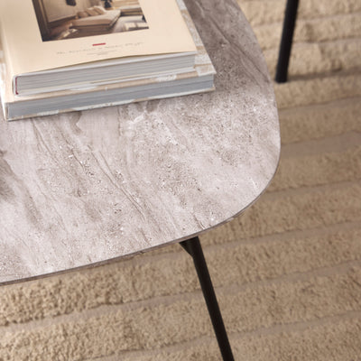 Caracas Coffee Table with Grey Marble Effect – FTG, view 4