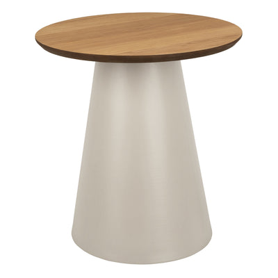 Soli Round Coffee Table in Oak/Grey 45x48cm – FTG