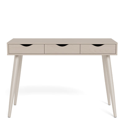 Neptun Office Desk with 3 Drawers in Grey