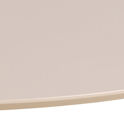 Ibiza Round Beige Dining Table with 4 Roxby Dining Chairs in Oak