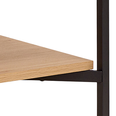 Jaipur Cabinet 2 Doors 3 Shelves With Oak Lamella Front – FTG, view 8