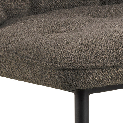 Wicklow Ceramic Dining Table Brown/Black 140x75cm Included 4 Brooke Dining Chairs in Taupe – FTG, view 10