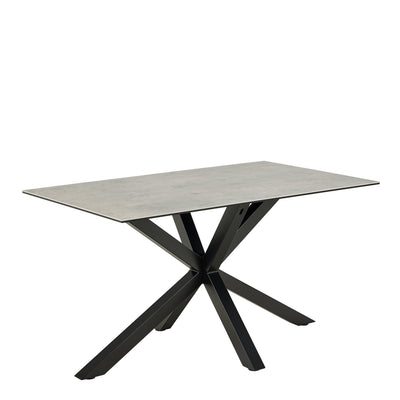 Heaven Dining Table with Ceramic Grey Top 135cm – FTG