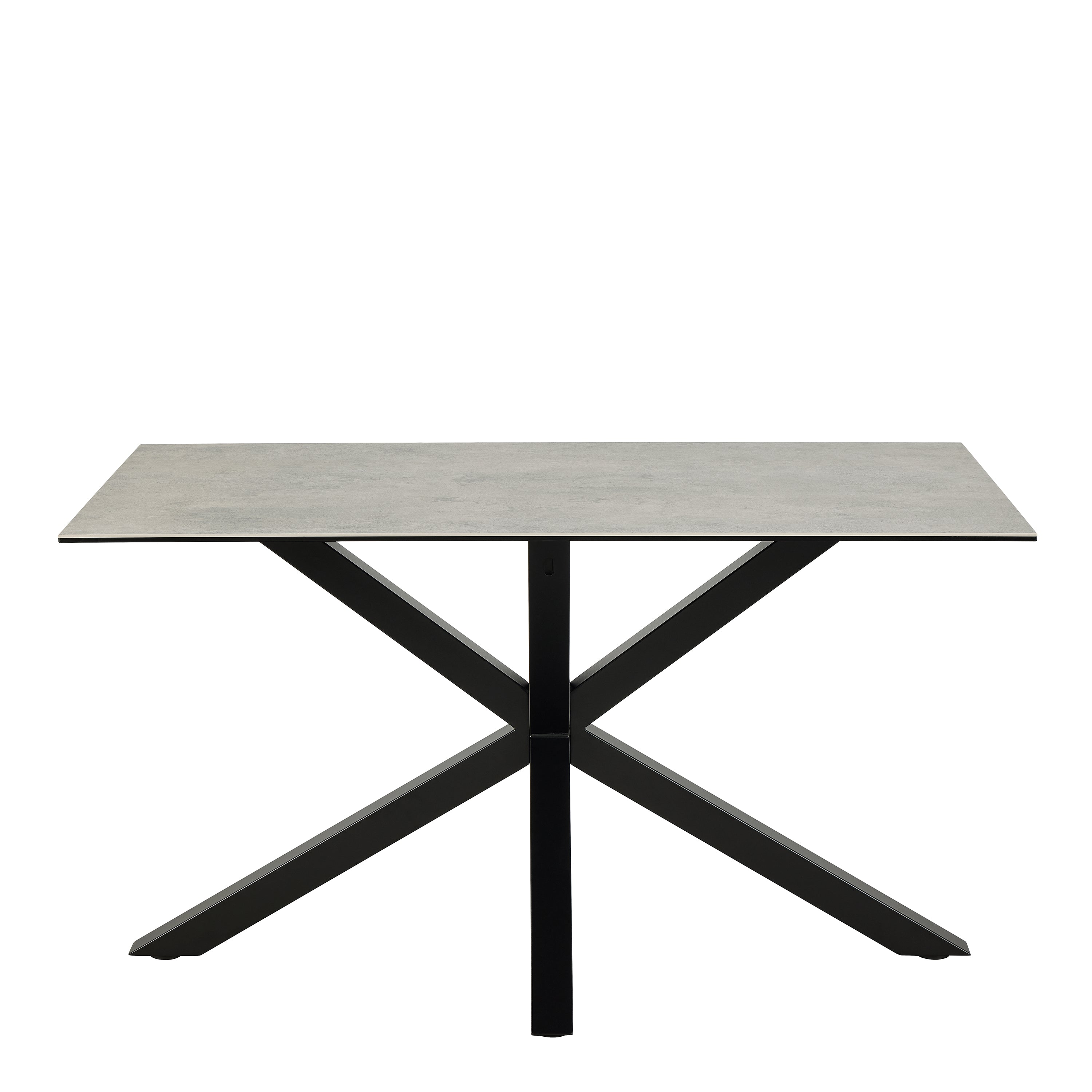 Heaven Dining Table with Ceramic Grey Top 135cm – FTG, view 2