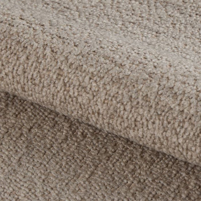 Midfield Left Hand Facing 2 Seater Chaise Longue in Boucle Beige Fabric – FTG, view 12