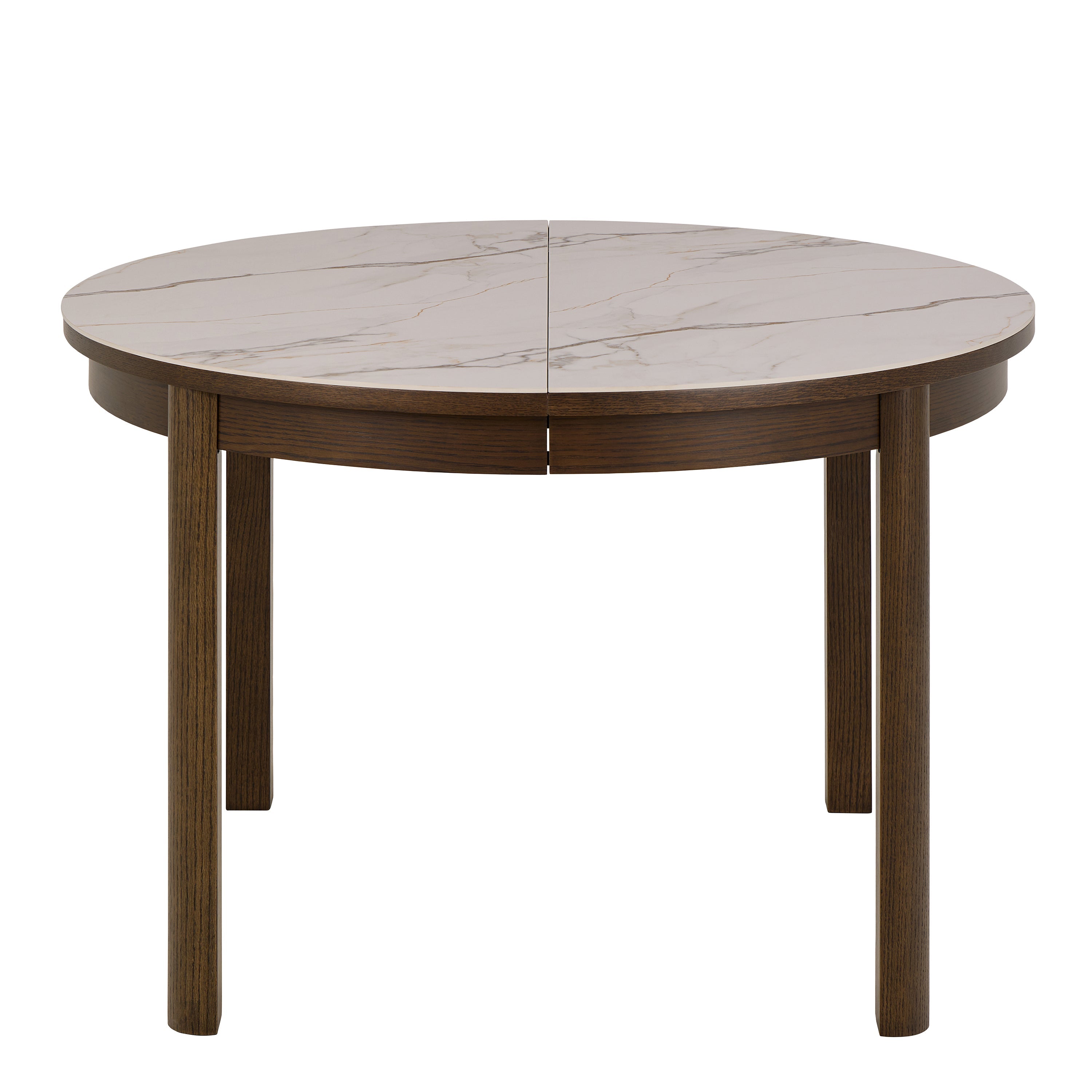 Southampton Round Extendable Dining Table in Cream Ceramic 120/220 x 120 x 75cm – FTG, view 2