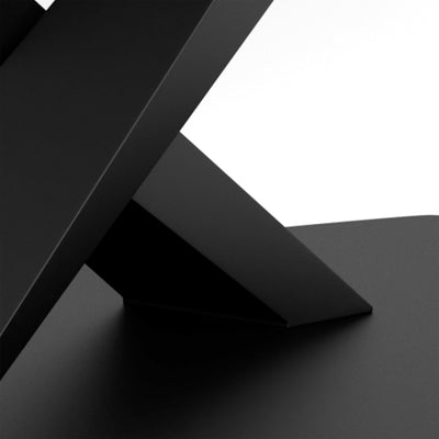 Morella Oval Extending Dining Table in Black Ceramic 160–240cm