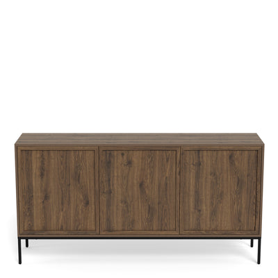 Palmdale Sideboard with 3 Doors in Smoked Oak