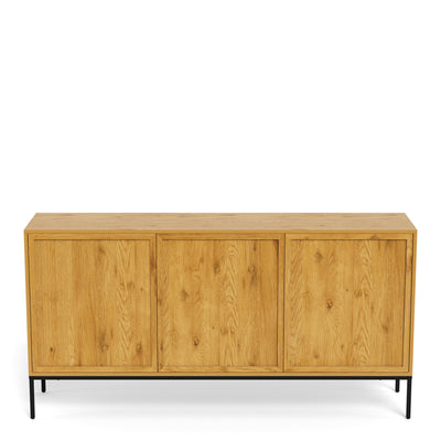 Palmdale Sideboard with 3 Doors in Wild Oak