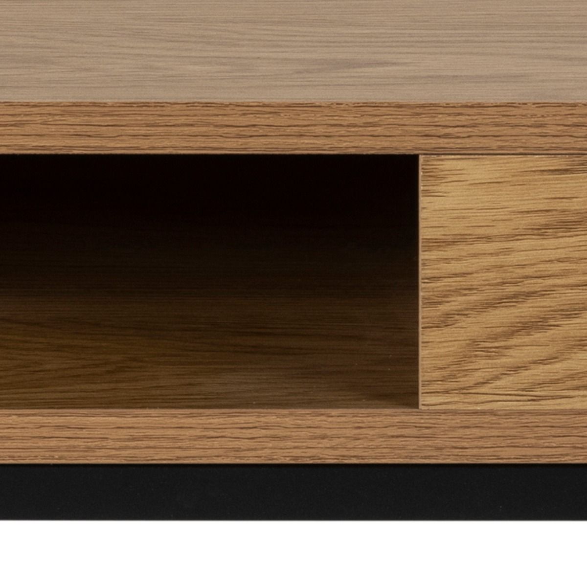 Willford Coffee Table in Oak & Black – FTG, view 6