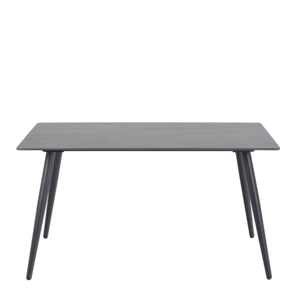 Wicklow Ceramic Dining Table in Black – FTG, view 2