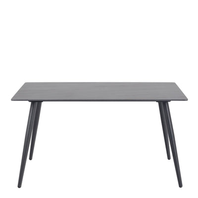 Wicklow Ceramic Dining Table in Black – FTG, view 2