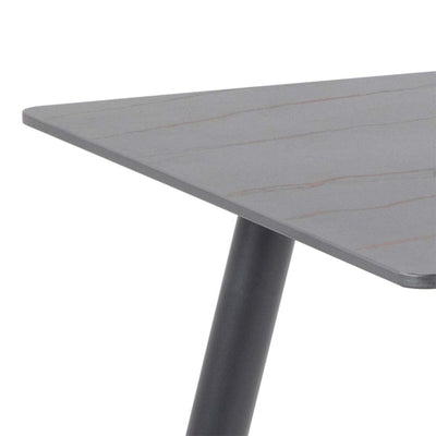 Wicklow Ceramic Dining Table in Black – FTG, view 6