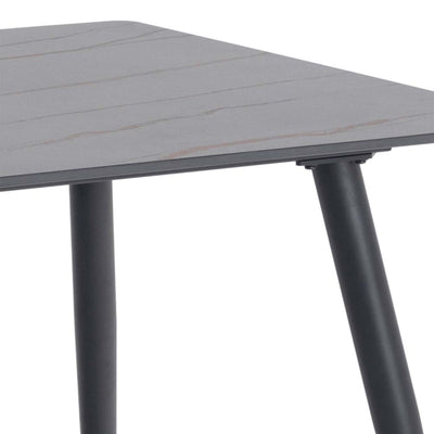 Wicklow Ceramic Dining Table in Black – FTG, view 5
