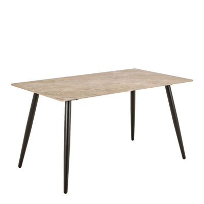 Wicklow Ceramic Dining Table Brown/Black – FTG