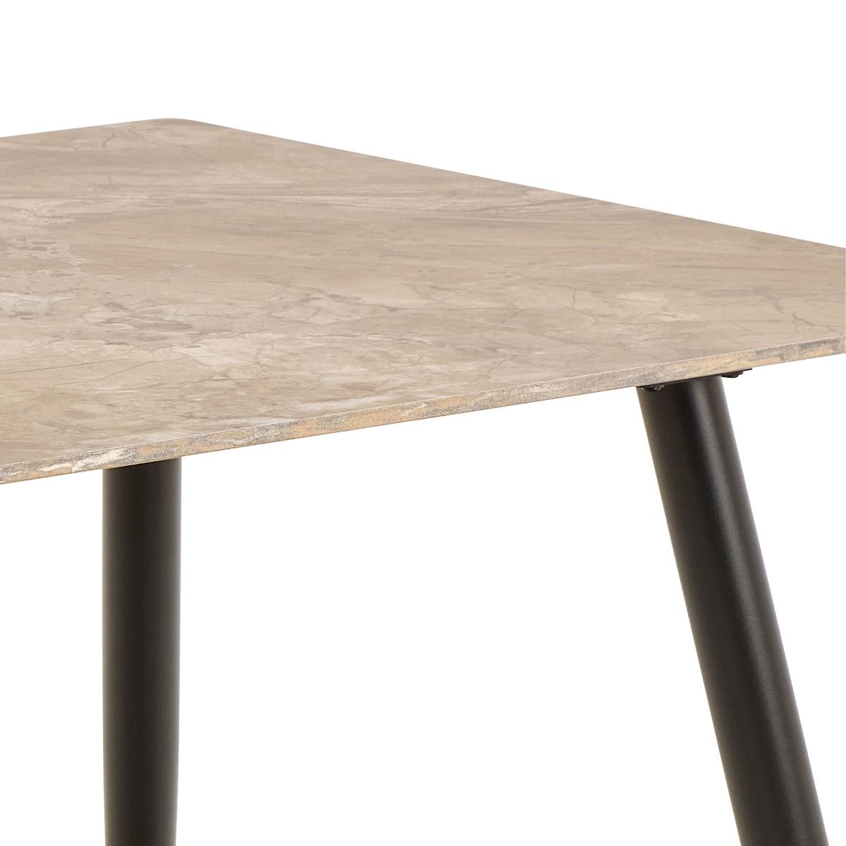 Wicklow Ceramic Dining Table Brown/Black – FTG, view 7