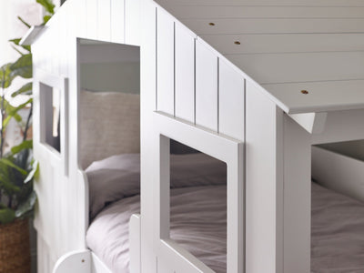 Acorn Treehouse Midsleeper & Storage Unit - White – Julian Bowen, view 7