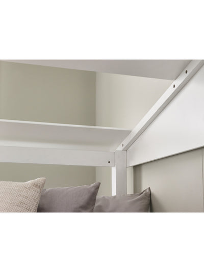 Acorn Treehouse Midsleeper & Storage Unit - White