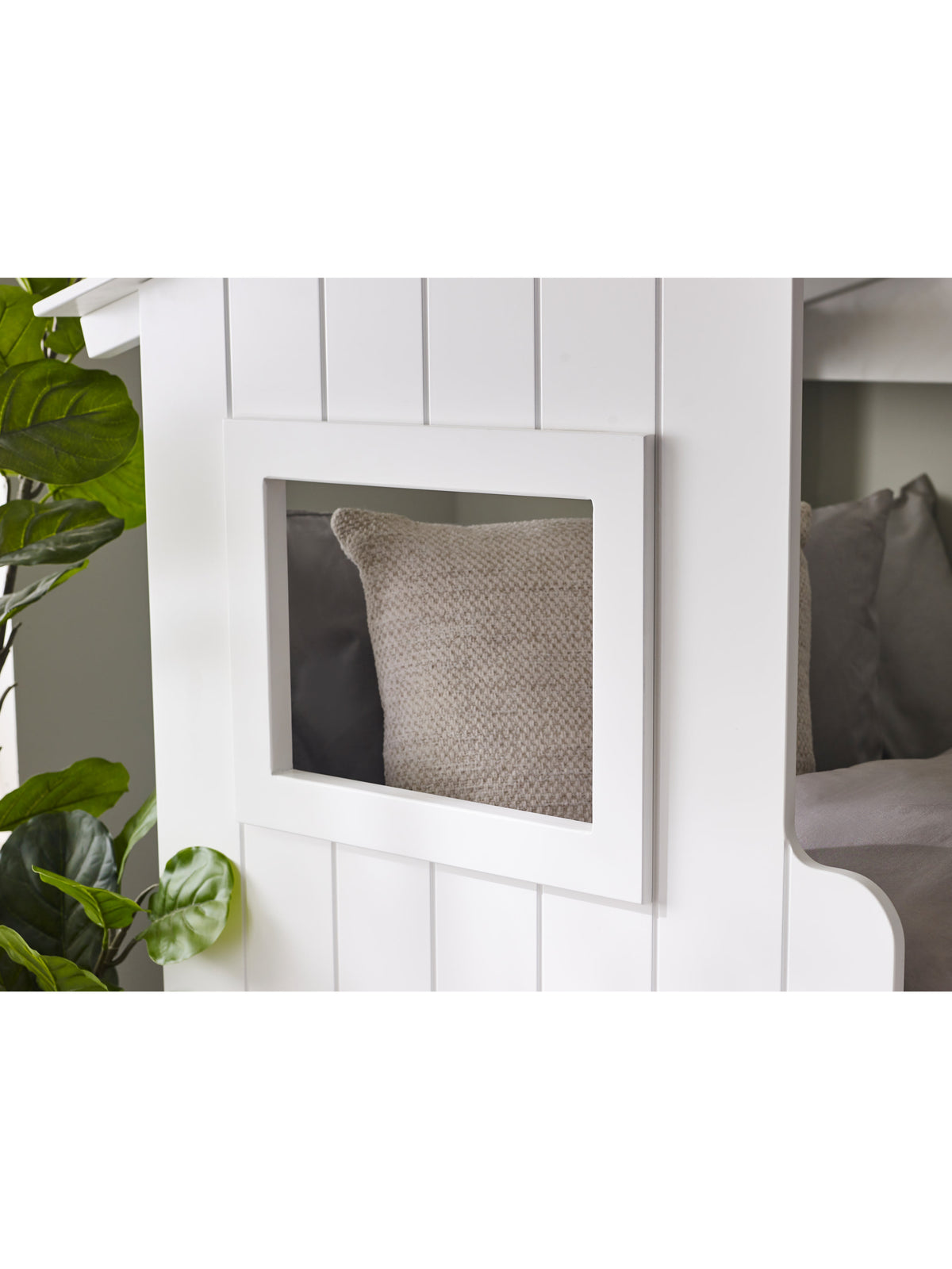 Acorn Treehouse Midsleeper & Storage Unit - White